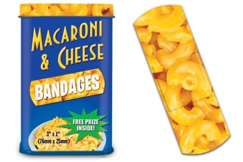 Macaroni and Cheese Band Aids