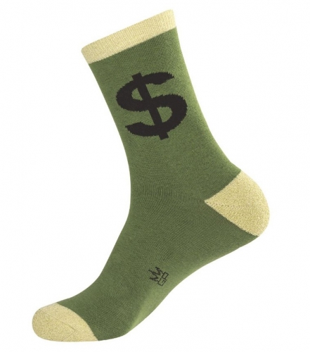 Dollar Sign Socks