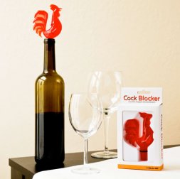 Cock Blocker Wine Stopper  Cock Blocker Wine Stopper