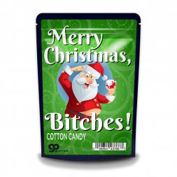 Merry Christmas Bitches Cotton Candy