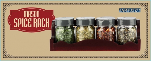 Mason Jar Spice Rack