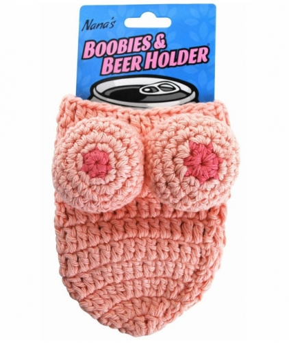 Grandmas Knitted Beer Boobs