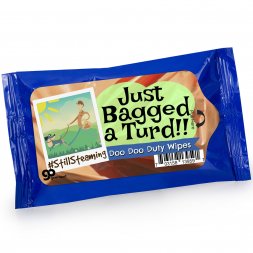 Just Bagged a Turd Wipes