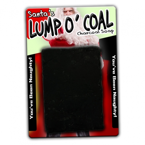 Santa's Lump O' Coal Naughty Charcoal Soap