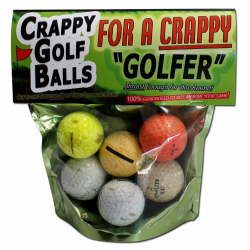 Crappy Golf Balls for a Crappy Golfer
