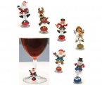 Christmas Wine Charms
