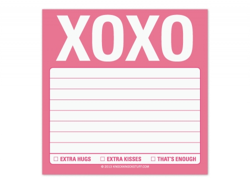 XOXO Sticky Notes
