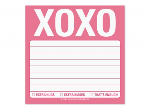 XOXO Sticky Notes