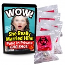 She Really Married Him Gag Bags