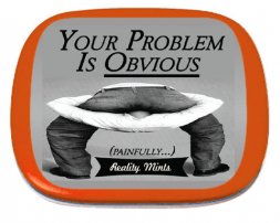 Your Problem Is Obvious Mints  Your Problem Is Obvious Mints