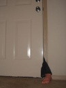 Fake Foot in Door