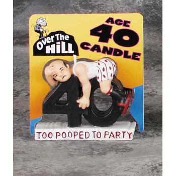 Over the Hill 40th Candle