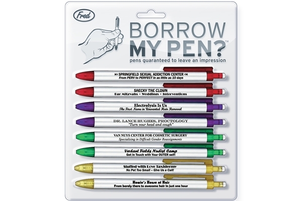 Borrow My Pen - Prank Pens - $7.47 : , Unique Gifts and Fun  Products by FunSlurp