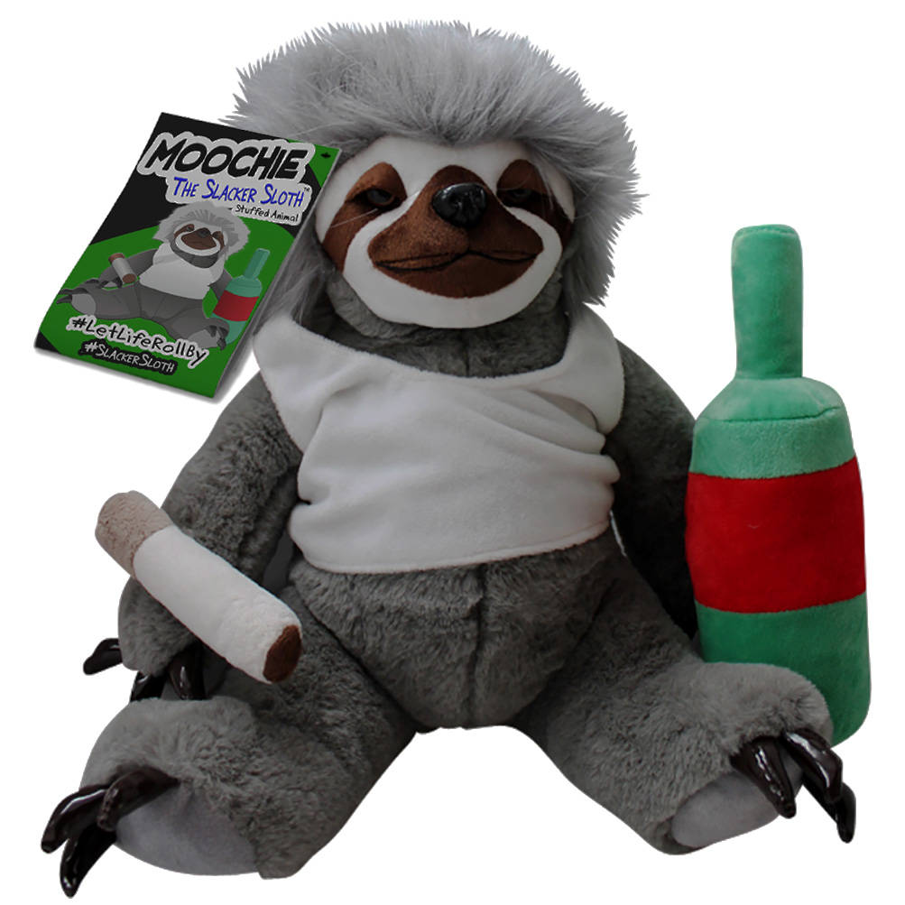 Moochie The Slacker Sloth Plush 14 95 Funslurp Com Unique Gifts And Fun Products By Funslurp