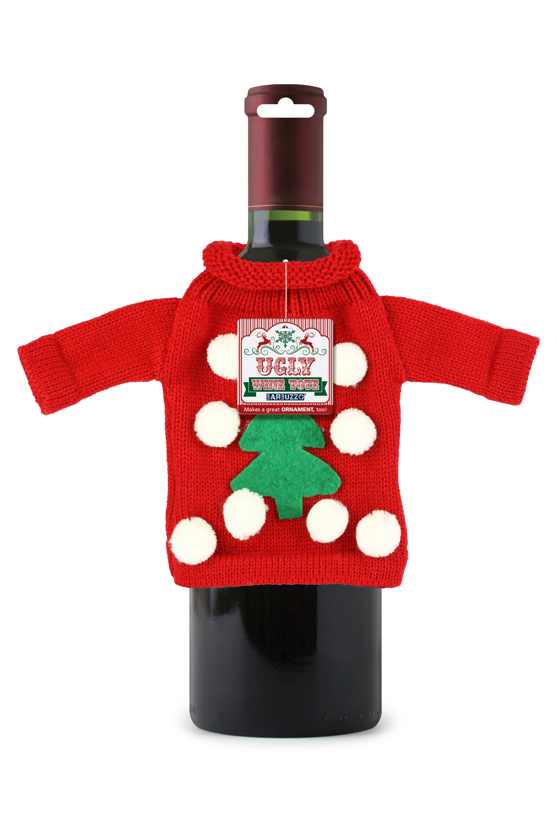 wine christmas sweater