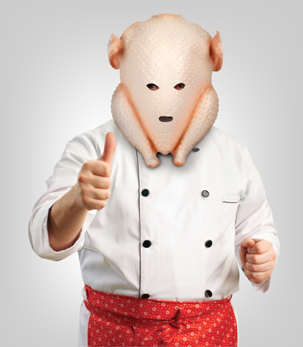 Latex Turkey Mask