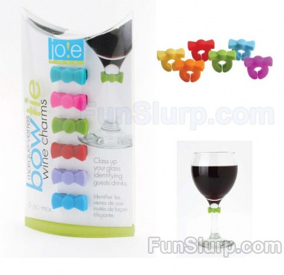Bow Tie Wine Charms
