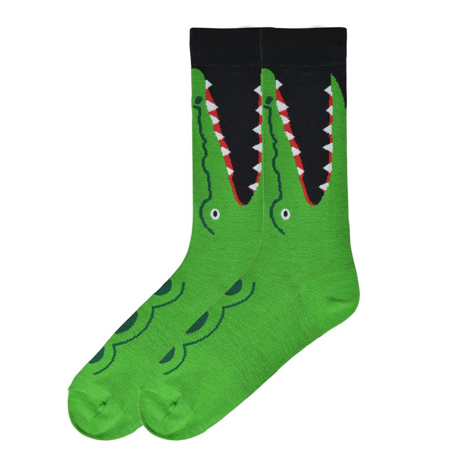Individual Crocodile Tide Cotton Socks Creative Couple Socks Jingranyou Socks