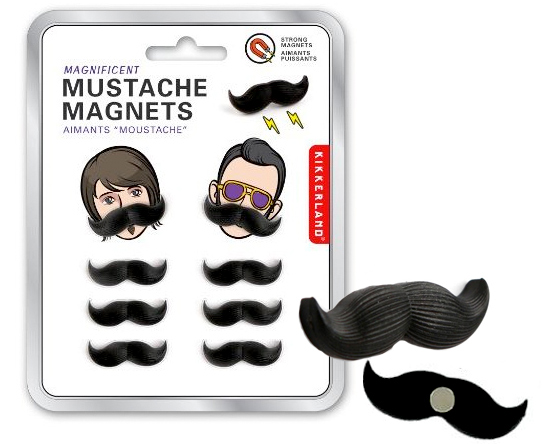 Mustache Magnets: Set of 8 - $6.95 : FunSlurp.com, Unique Gifts and Fun ...