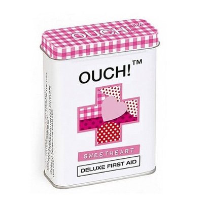 Ouch! Sweetheart Band Aids