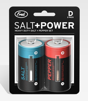 Power Battery Shakers : Salt & Pepper Cell